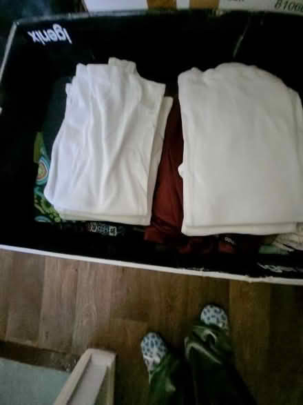 Photo of free 2 boxes of women's clothes size 14 (Elmdon Heath B92) #1