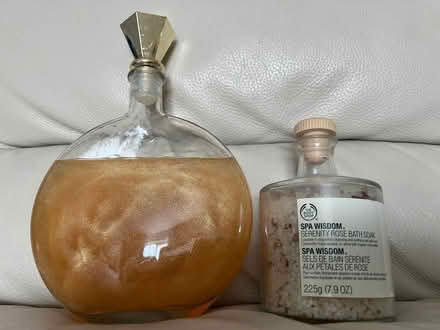 Photo of free Glass Jars of Bubble Bath/Bath Soak (St. Marys Island ME4) #1