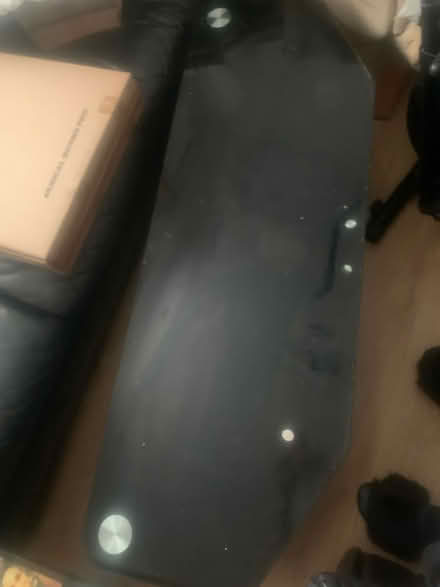 Photo of free Glass Black tv stand (B38) #2