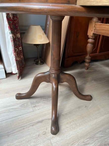 Photo of free wooden round table (Holmer Green HP15) #4