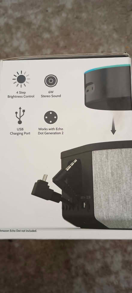 Photo of free Echo Dot speaker clock dock (Benton NE7) #2