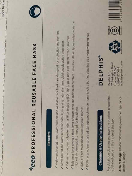 Photo of free Cloth face masks and filters (Ruislip HA4) #3