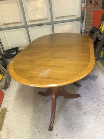 Photo of free large wooden dining room extendable table (The Rock TF3) #1