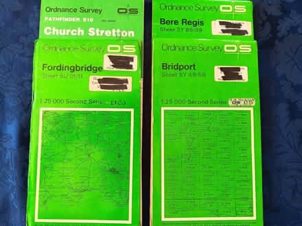Photo of free 4 Ordnance Survey Maps (Bagshot GU19) #1
