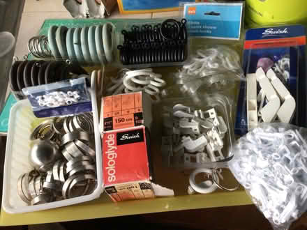 Photo of free Curtain hooks, rings, various types, dozens of each (Staveley LA8) #1