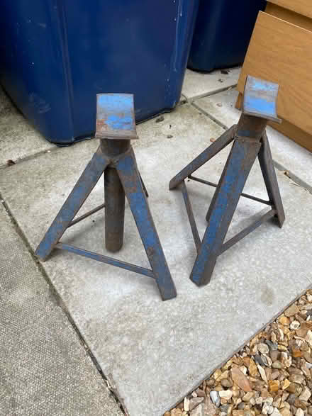 Photo of free Axle stands (Warboys) #1