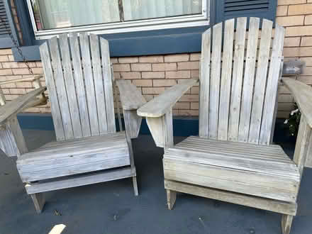 Photo of free Two wood chairs (morningside (near Zoo)) #1