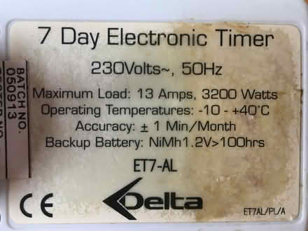Photo of free Electronic Timer (Cookhill B49) #3