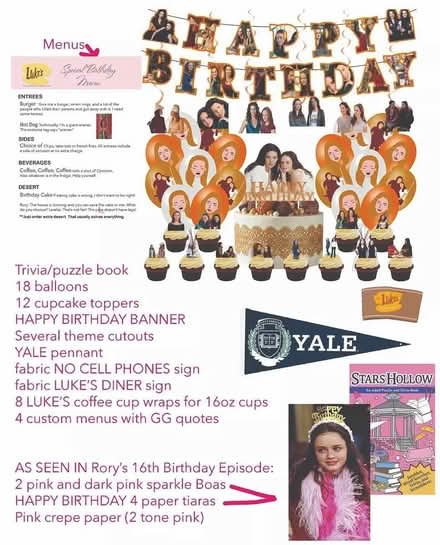 Photo of free Gilmore Girls Party Supplies (Newburyport, MA) #1