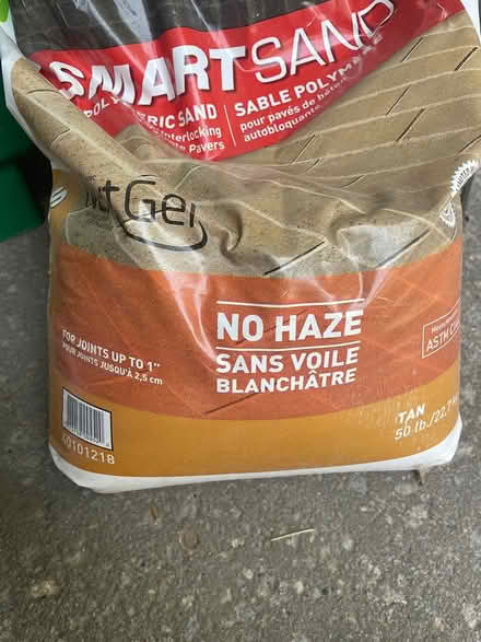 Photo of free Part bag of polymeric sand (Meadowvale, Mississauga) #2