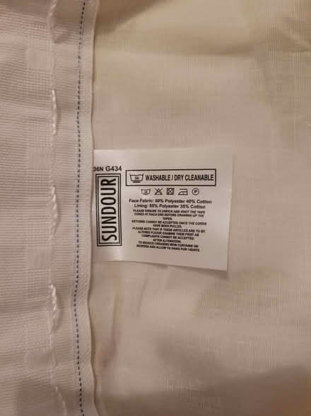 Photo of free Pair of full size French Window curtains, almost new. (Brookvale RG21) #1