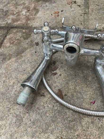 Photo of free BS16 area Silver Bath mixer taps and shower head (The Batch BS30) #2