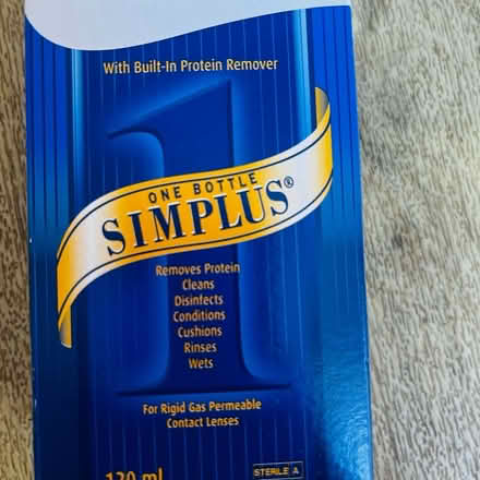 Photo of free Contact lense solution (West Malling) #3