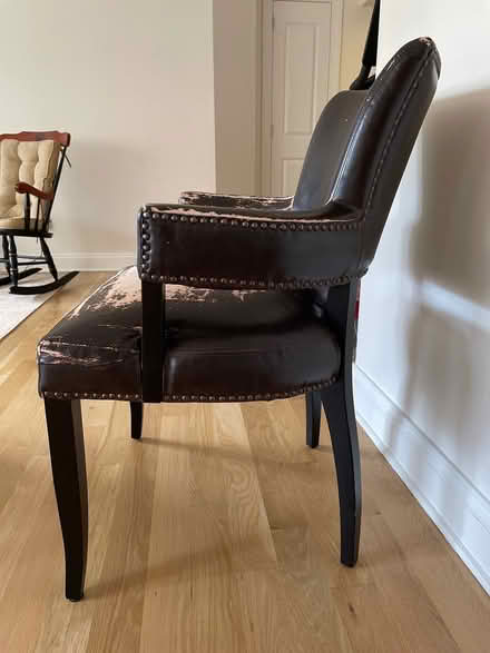 Photo of free Brown dining armchair (Upper East Side) #2