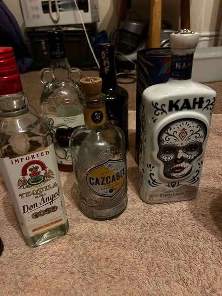 Photo of Interesting bottles empty spirits and liqueur bottles (Marford LL12) #1