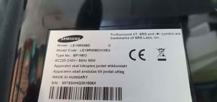 Photo of free Samsung 21 inch tv. As is, no stand (Woodhouse Mill S13) #4