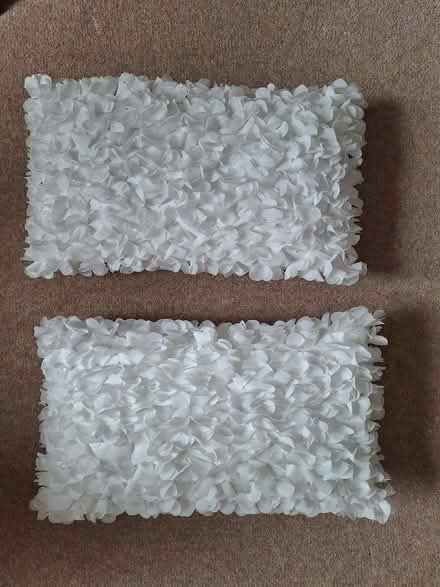 Photo of free Pair of white cushions (Royal Leamington Spa CV32) #1