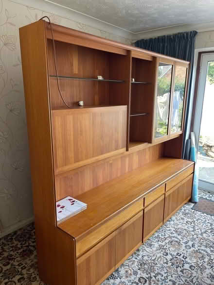 Photo of free Teak wall unit (SG14 3SD Watton at Stone)