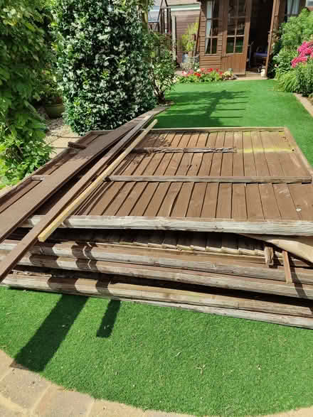 Photo of free Fence Panels and Wood (Pin Green SG1) #2
