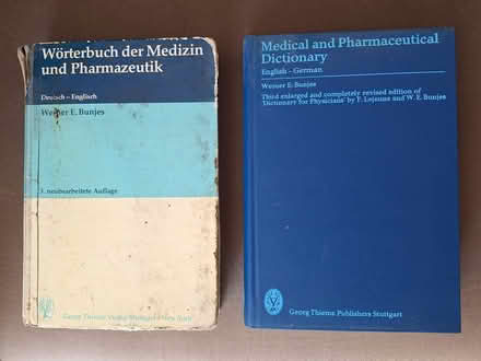 Photo of free SW2 DE/EN medical dictionaries (Tulse Hill SW2) #1
