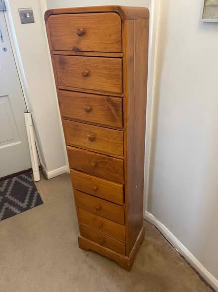 Photo of free 9 drawers wooden unit (Bournemouth central) #1
