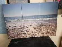 Photo of free 3 Part Wall Piece of Pebbled Beach (Peartree AL7) #2