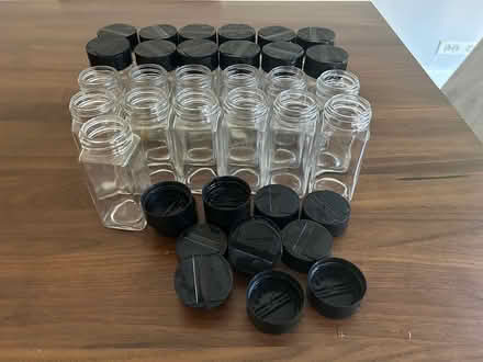 Photo of free 25 Glass Spice Jars (Buena Park / Uptown) #1