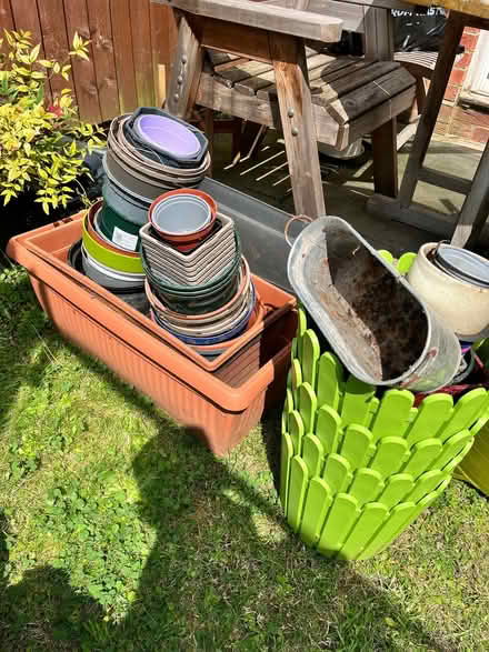 Photo of free Assorted Plant Pots. (Grove Park SE12) #1