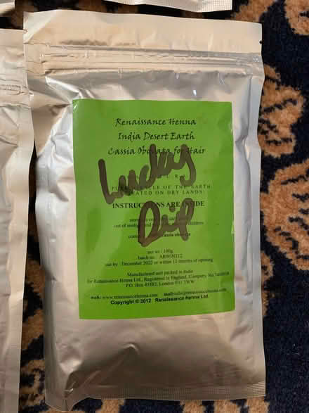 Photo of free ‘Lucky dip’ Henna powder (Ruislip HA4) #1