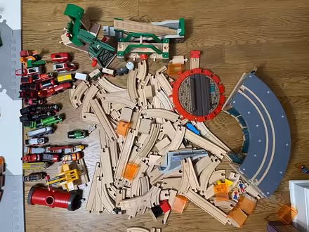 Photo of free Wooden train tracks and trains (Upper East Side) #1