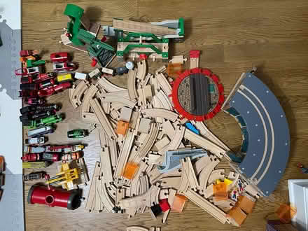 Photo of free Wooden train tracks and trains (Upper East Side) #1