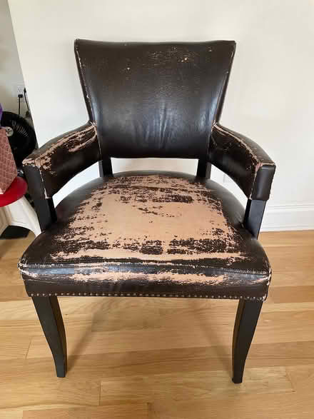 Photo of free Brown dining armchair (Upper East Side) #1
