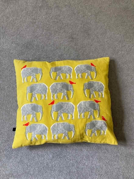 Photo of free Habitat yellow cushion (Witney OX28) #1