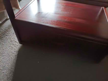Photo of free Teak Wooden Unit/Table. (Penrith CA11) #3