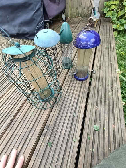 Photo of free 4 Bird feeders (Chalker's Corner TW9) #1