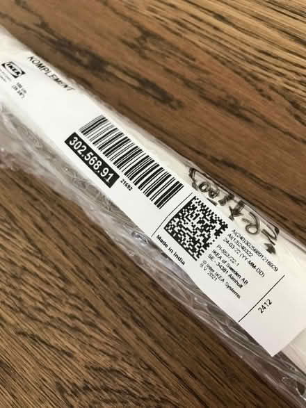 Photo of free IKEA Pax hanging pole for wardrobe (Kew TW9) #2