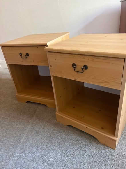 Photo of free Pair bedside tables (Rayners Lane HA2 9TD) #1