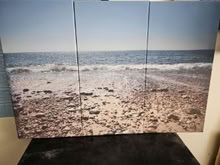 Photo of free 3 Part Wall Piece of Pebbled Beach (Peartree AL7) #1