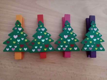 Photo of free Set of four pegs with Christmas motif (Littleover DE23) #1