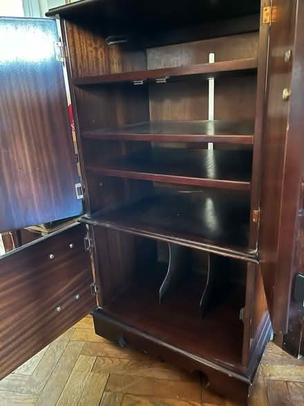 Photo of free Wooden storage cupboard (Holmer Green HP15) #2