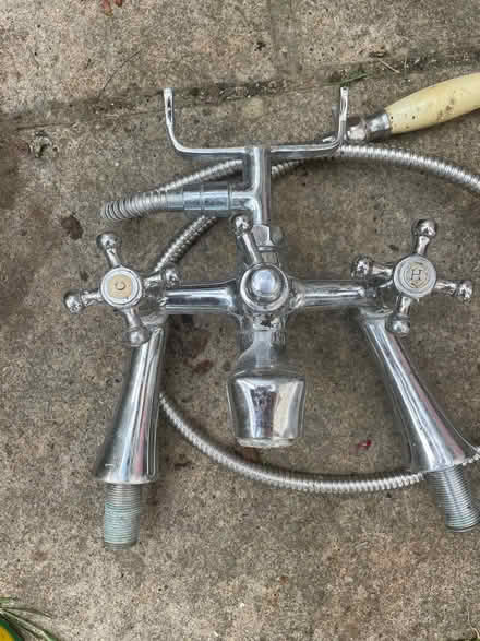 Photo of free BS16 area Silver Bath mixer taps and shower head (The Batch BS30) #1