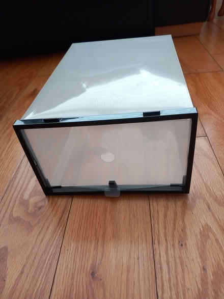 Photo of free Clear plastic shoe boxes (sidcup DA15) #1