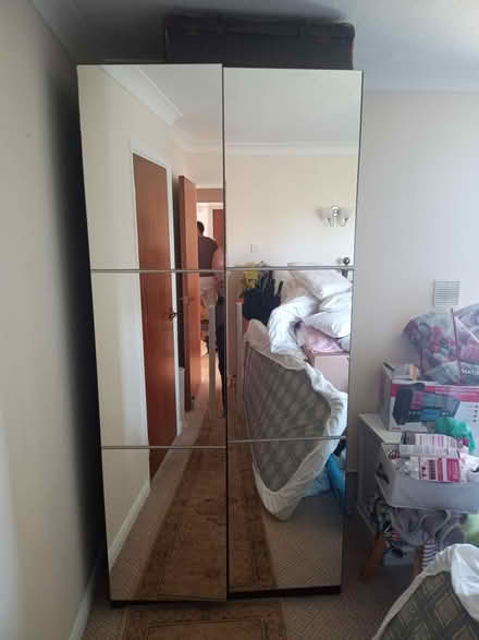 Photo of free Mirror wardrobe with diamante (Hoddesdon) #1