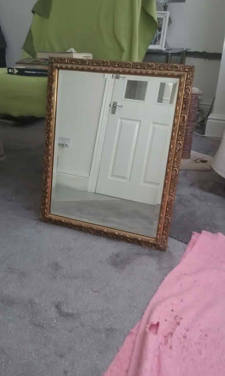 Photo of free Vintage Bevelled Glass Mirror (Wrose BD18) #1