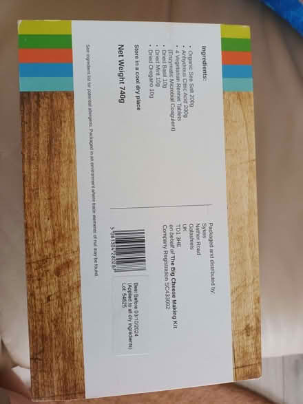 Photo of free Cheese Making Kit (Kenilworth CV8) #2