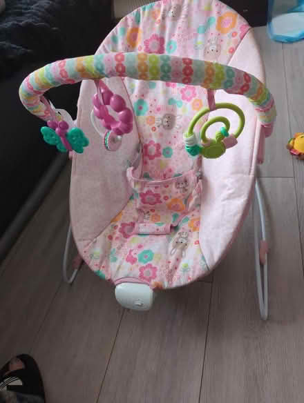 Photo of free Pink baby bouncer with vibration (Chessington KT9) #1