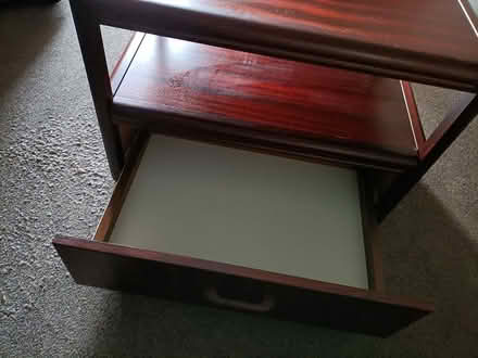 Photo of free Teak Wooden Unit/Table. (Penrith CA11) #1