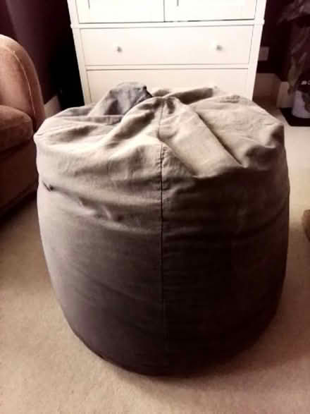Photo of free Grey bean bag (South Tonbridge TN9) #1