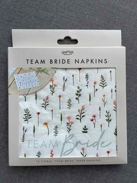 Photo of free Team bride napkins x 28 (NE2 Jesmond) #1