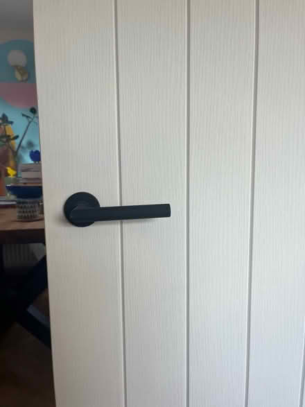 Photo of free Wooden Door & Black Handle (Nuthall/Kimberley, Nottingham) #2